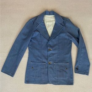 VINTAGE Billy The Kid 70s Petite XXS Woman’s Denim Blazer